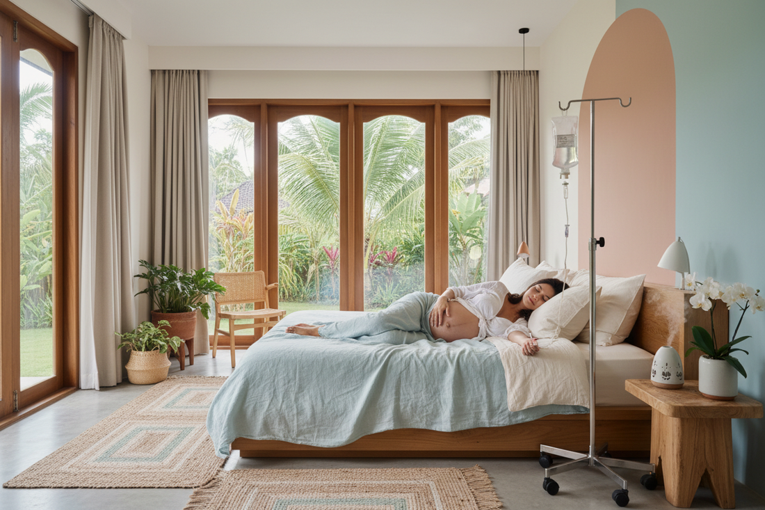 Morning Sickness IV Drip Bali — Safe Relief for Pregnant Women